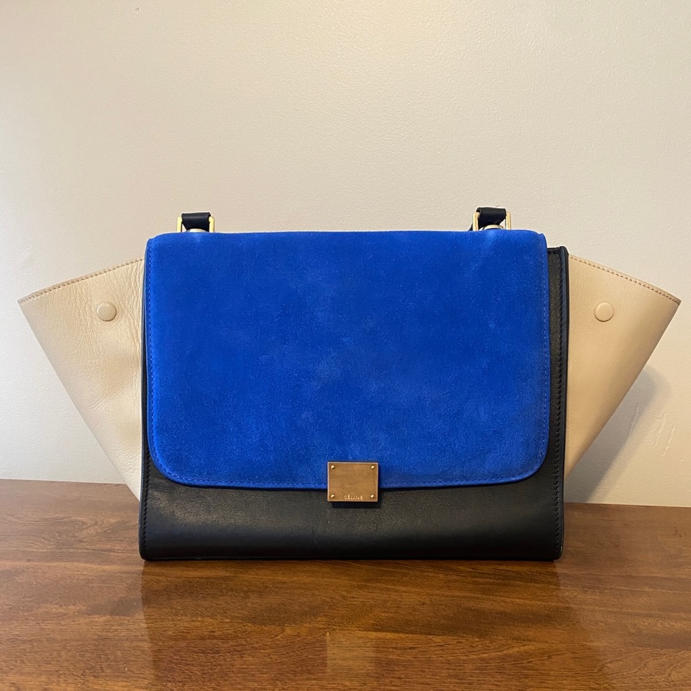 Celine Tri-color Trapeze Bag - Picture 2 of 6
